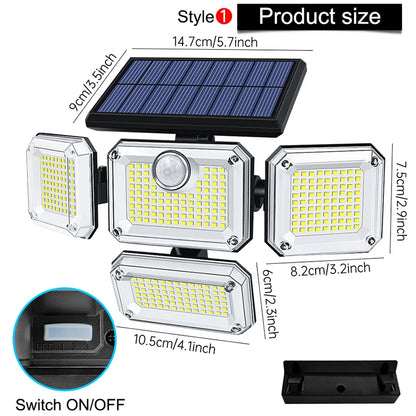 20W Solar LED Lamp Waterproof Outdoor Lighting | Auravolts
