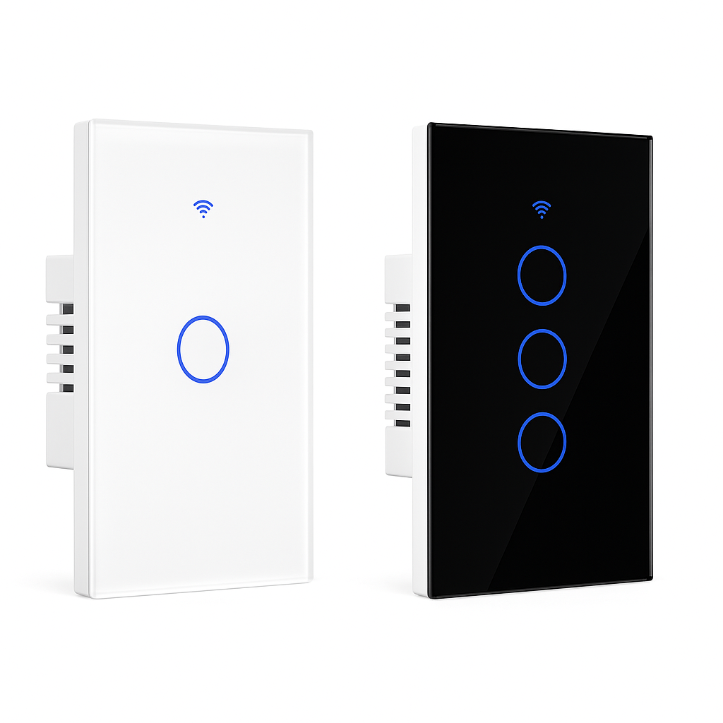 Smart WiFi Light Switch with Touch Control for Home Automation | Auravolts