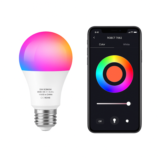 Tuya Smart LED Bulb E27 RGB+CW WiFi Bluetooth 15W/20W | Auravolts